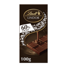 LINDT LINDOR Tablet Dark 60% 100g