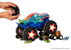 Hot Wheels RC Monster Trucks Mega Wrex s interaktivními světly a zvuky, v měřítku 1:15 JBD90