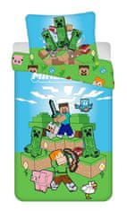 Jerry Fabrics  Povlečení bavlna Minecraft Outdoor Mobs 140x200, 70x90 cm