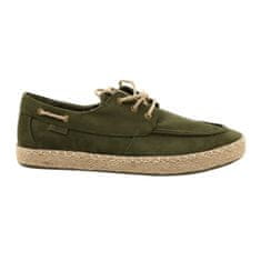 Big Star Pánské šněrovací espadrilky Khaki velikost 44