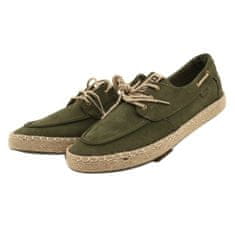 Big Star Pánské šněrovací espadrilky Khaki velikost 41