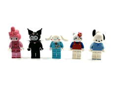 INTEREST Velká sada figurek - Kuromi Hello Kitty 12KS + příslušenství PRO LEGO.