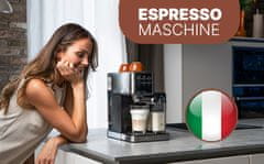 ProfiCook KA 1266 espresso 2v1 (20 barů) s funkcí napěnění mléka,kapsle