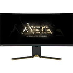 MSI LED monitor MEG/342C/34,18&apos;&apos;/QD-OLED/3440x1440/175Hz/0,1ms/Blck-Gold/3R (MEG 342C QD OLED)