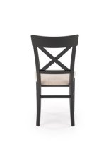 Halmar Dřevěná jídelní židle TUTTI 2 černá / tap: Inari 22 (1p=2szt)