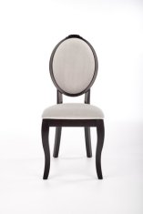 Halmar Dřevěná jídelní židle VELO barva černá/béžová (1p=2szt)