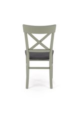 Halmar Dřevěná jídelní židle TUTTI 2 szaro-zelená / tap: Inari 95 (1p=2szt)