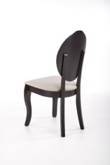Halmar Dřevěná jídelní židle VELO barva černá/béžová (1p=2szt)