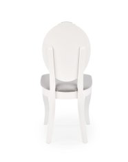 Halmar Dřevěná jídelní židle VELO barva bílá/šedá (1p=2szt)