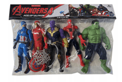 INTEREST Sada 5 kusů figurek hrdinů Avengers.