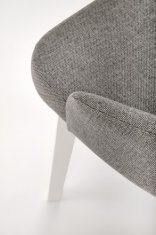 Halmar Dřevěná jídelní židle TOLEDO bílá / tap. Inari 91 (1p=1szt)