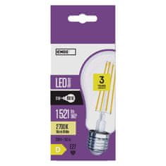 Emos EMOS LED žárovka Filament A67 11W E27 teplá bílá Z74284