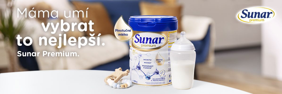 Sunar Premium 1 počáteční kojenecké mléko, 700g