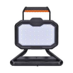 Solight LED reflektor 20W, přenosný, nabíjecí, 2000lm, oranžovo-černý