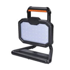 Solight LED reflektor 20W, přenosný, nabíjecí, 2000lm, oranžovo-černý