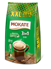 MOKATE Instantní káva MOKATE 3v1 XXL 408 g Irish Coffee 24x 17 g - velké balení