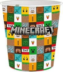 KOŠ NA ODPADKY MINECRAFT 5L, PRŮMĚR 21 CM, PLAST