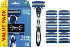 Wilkinson Sword Hydro 5 holicí strojek, 1 rukojeť + 13 náhradních hlavic (7004022C)