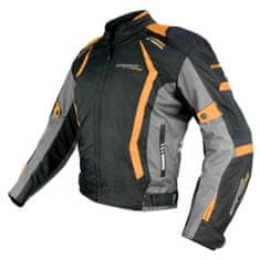 Cappa Racing Bunda moto AREZZO textilní černá/oranžová M