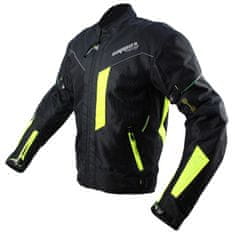 Cappa Racing Bunda moto pánská MONTE CARLO textilní černá/fluo L