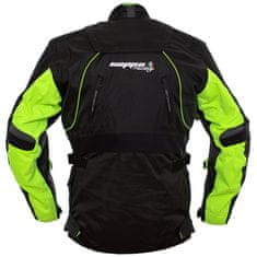 Cappa Racing Bunda moto UNISEX ROAD textilní černá/zelená S