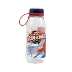 Stor Plastová láhev se silikonovým poutkem SPIDERMAN, 460ml, 15539