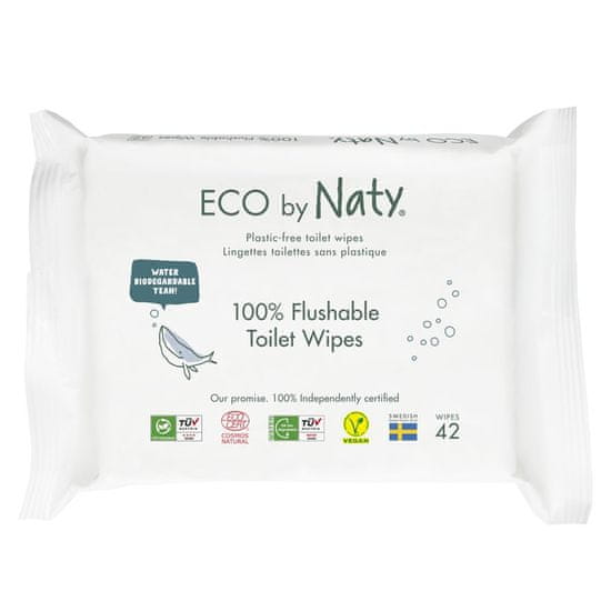 ECO by Naty Ubrousky vlhčené toaletní Eco 42 ks