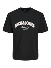 Jack&Jones Pánské triko JORBRONX Relaxed Fit 12262348 Black (Velikost L)