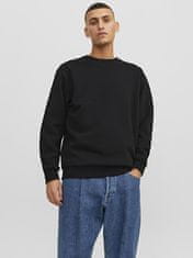 Jack&Jones Pánská mikina JJEBRADLEY Relaxed Fit 12249341 Black (Velikost L)