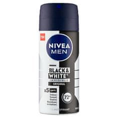 Nivea Antiperspirant ve spreji pro muže Invisible For Black & White (Antiperspirant) 100 ml