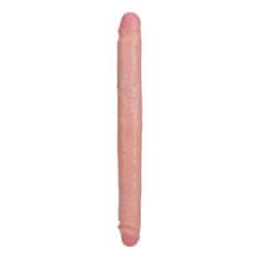 RealRock Slim oboustranné dildo 35,5 cm - tělové