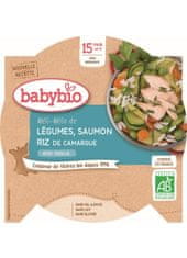 Babybio Menu zelenina s lososem a rýží 260 g