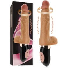 XSARA Rotační vibrátor pro ženy - 11 funkcí - realistický penis - 71455654