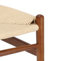 Intesi Židle Wicker Color přírodní/tmavě hnědá inspirovaná Wishbone