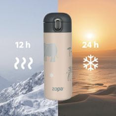 ZOPA Termoska na tekutiny s brčkem 400 ml Mountains