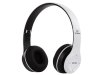 04110 Bluetooth sluchátka P47, bezdrátová sluchátka s mikrofonem a MP3 přehrávačem bílá