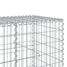 Petromila Gabionový koš s víkem 300 x 100 x 100 cm pozinkované železo