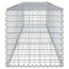 Petromila Gabionový koš s víkem 300 x 50 x 50 cm pozinkované železo