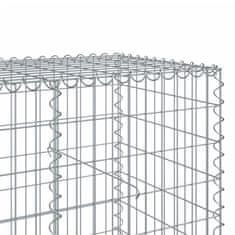 Petromila Gabionový koš s víkem 350 x 100 x 100 cm pozinkované železo