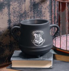 CurePink 3D keramický hrnek-kotlík Harry Potter: Erb Bradavic - Hogwarts (objem 650 ml)