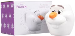 CurePink Keramický 3D hrnek Disney|Frozen|Ledové království: Olaf (objem 450 ml)