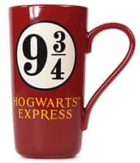 CurePink Keramický latte hrnek Harry Potter: Nástupiště 9 3/4 (objem 500 ml)