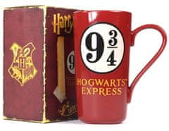 CurePink Keramický latte hrnek Harry Potter: Nástupiště 9 3/4 (objem 500 ml)