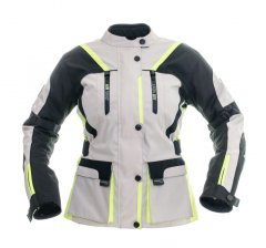 Cappa Racing Bunda moto dámská MELBOURNE textilní šedá/fluo/černá M