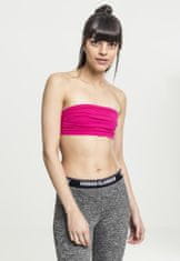 Urban Classics Dámský Bandeau Top fuchsiový S