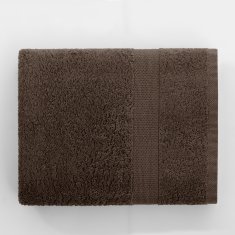 DecoKing Bavlněný ručník Mila hnědý, velikost 30x50