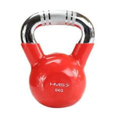 HMS Kettlebell s chromovaným úchopem KTC 6 kg červený