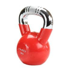 HMS Kettlebell s chromovaným úchopem KTC 6 kg červený