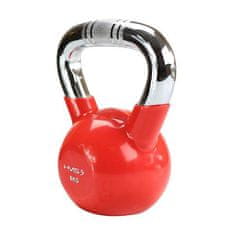 HMS Kettlebell s chromovaným úchopem KTC 8 kg červený