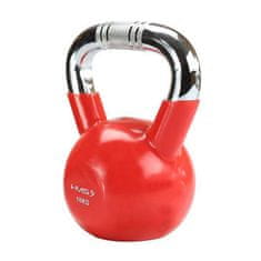 HMS Kettlebell s chromovaným úchopem KTC 10 kg červený